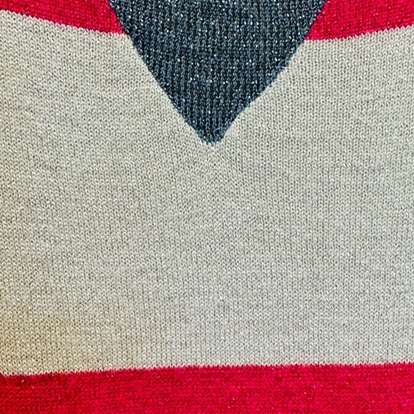 Charlotte Tarantola Multicolored Metallic Sweatshirt-Look Sweater XS - Picture 4 of 5